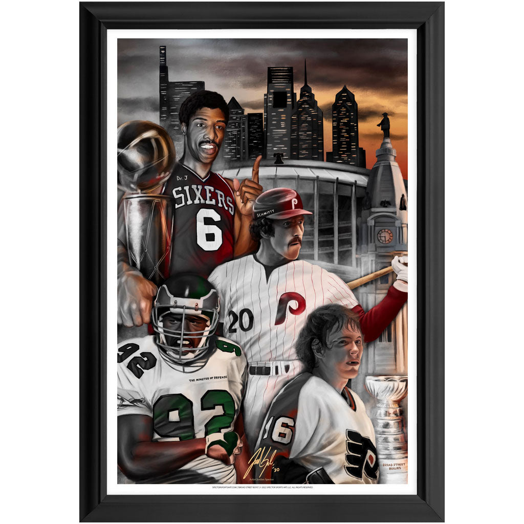 "Philly Sports 'BROAD STREET BOYS'" Art Piece