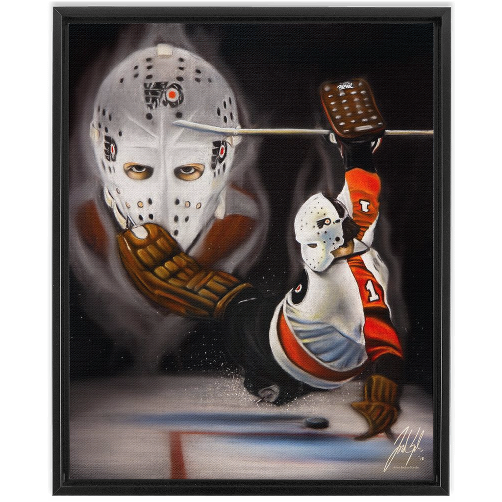 "Bernie Parent 'ONLY THE LORD SAVES MORE'" Art Piece
