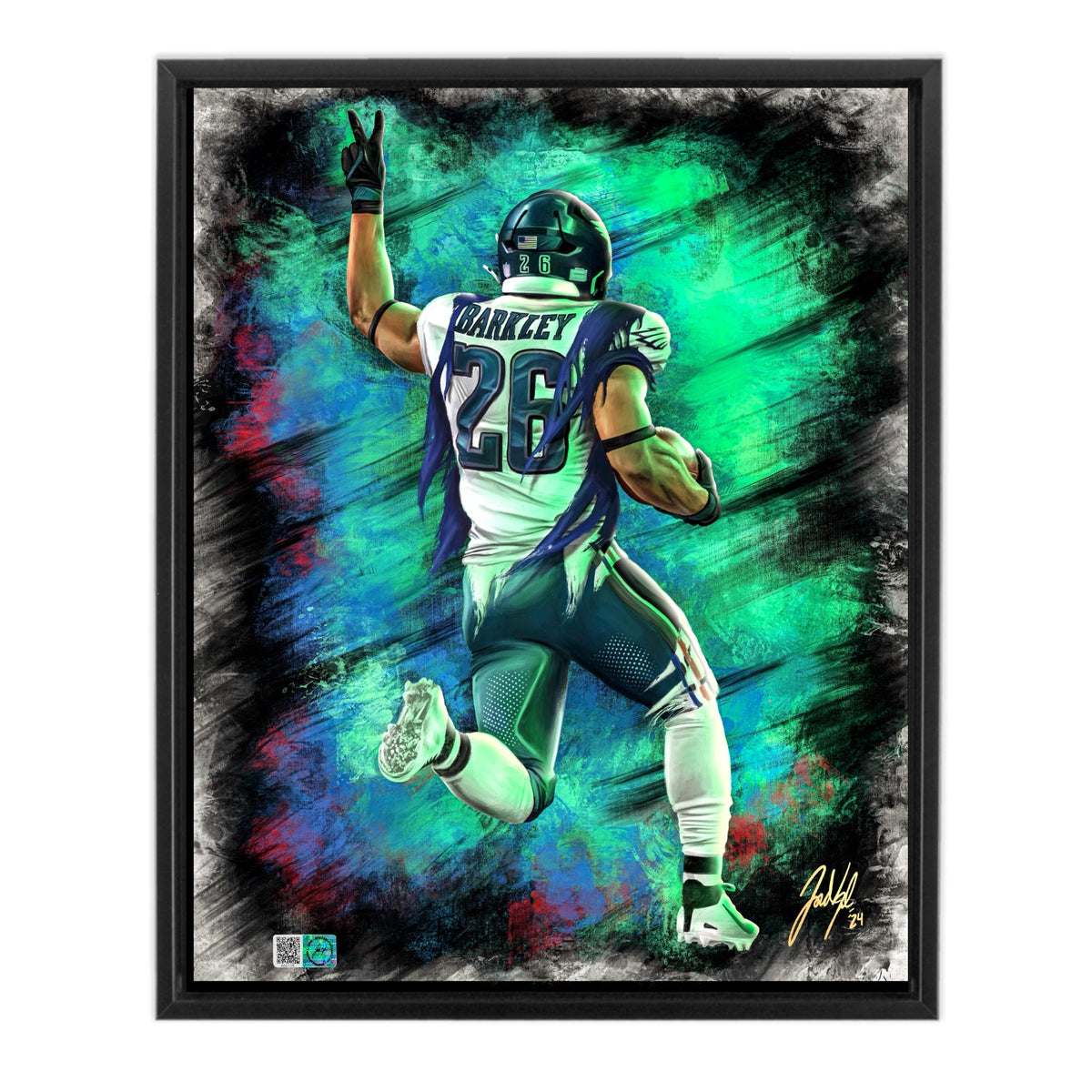 "Saquon Barkley 'HOMECOMING'" Art Piece