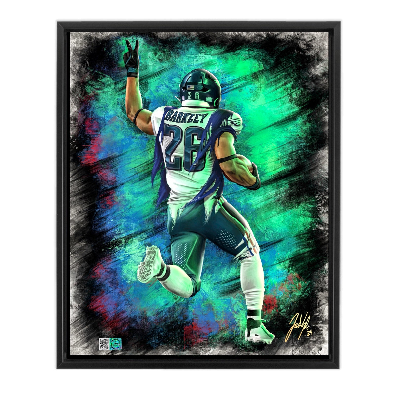 "Saquon Barkley 'HOMECOMING'" Art Piece