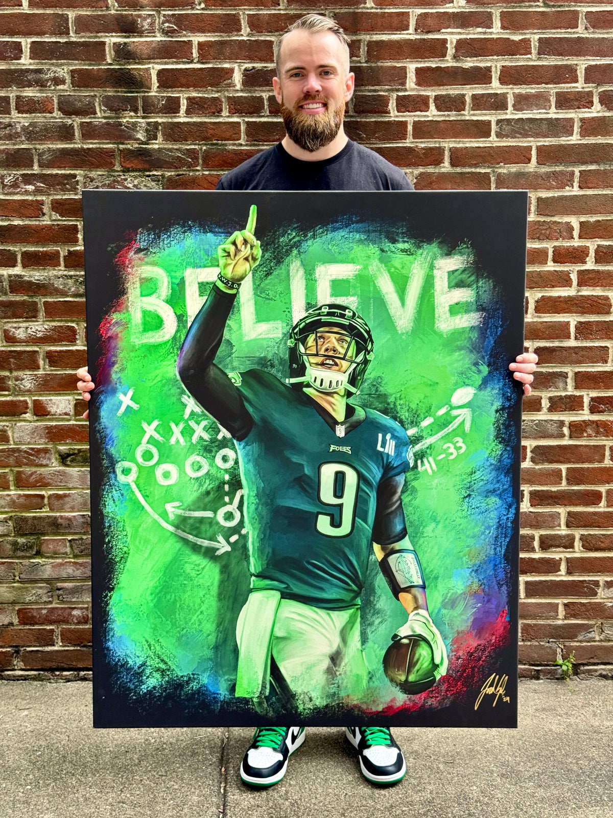 "Nick Foles 'DESTINY'" Art Piece