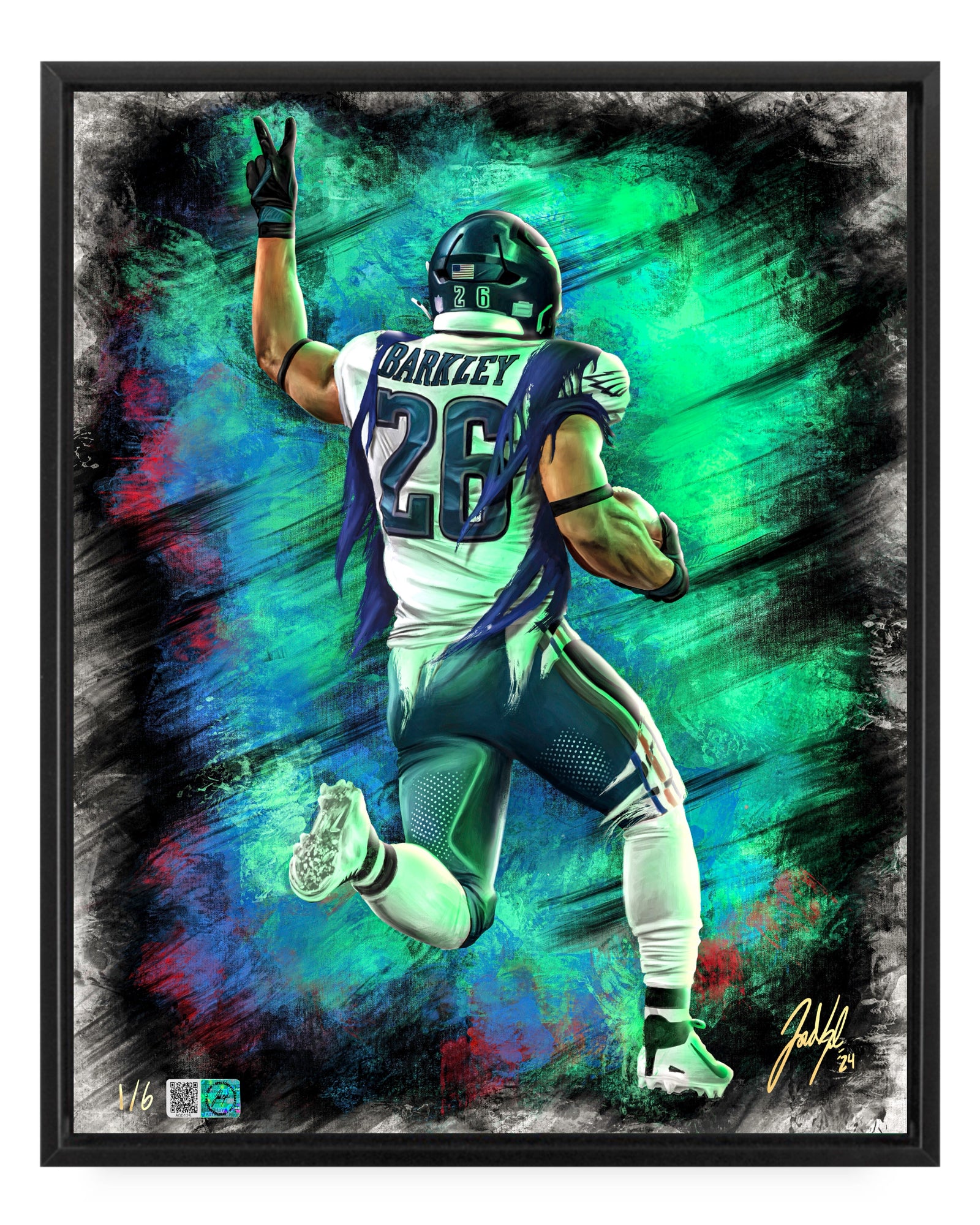 "Saquon Barkley 'HOMECOMING'" Art Piece