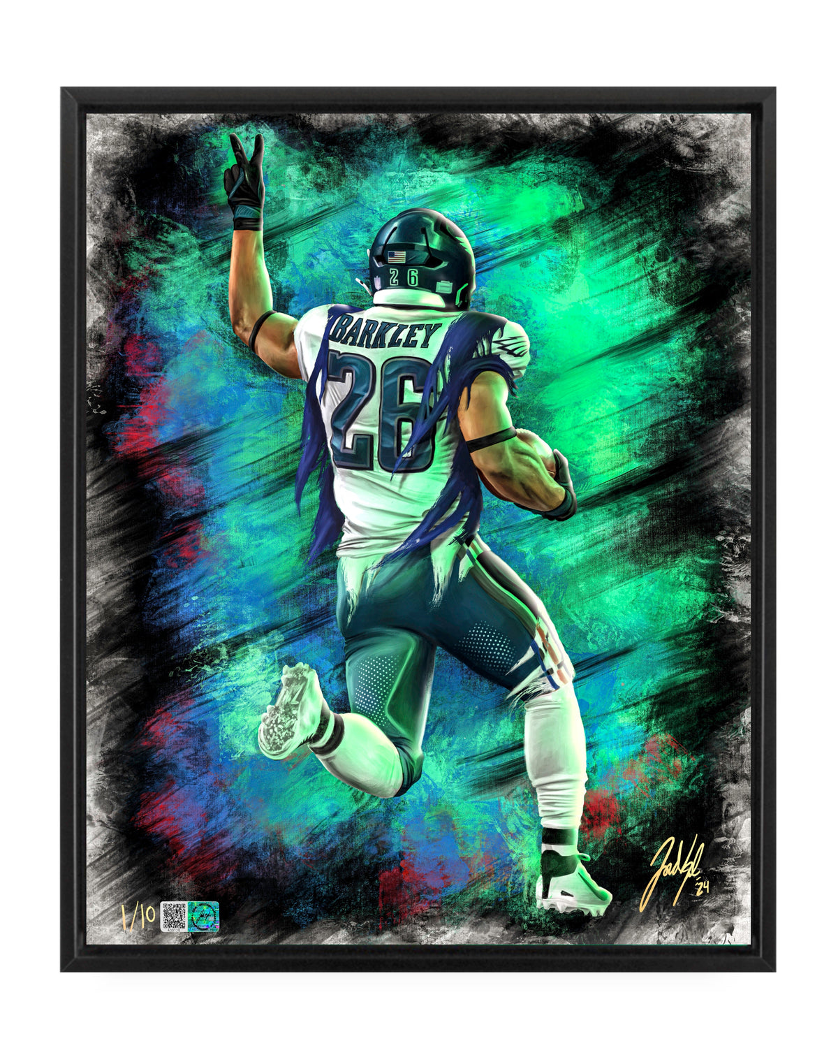 "Saquon Barkley 'HOMECOMING'" Art Piece