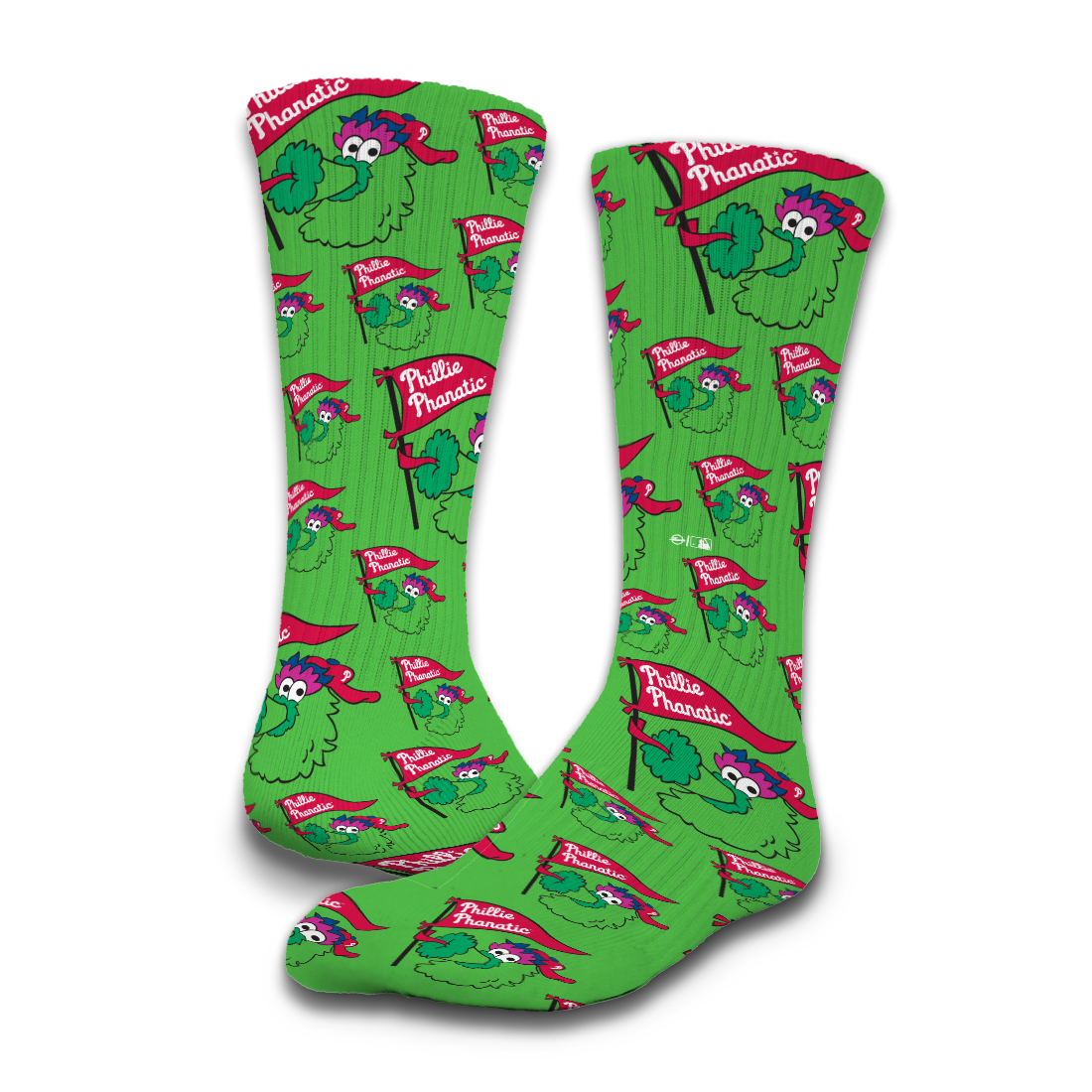 "Phanatic" Green Socks