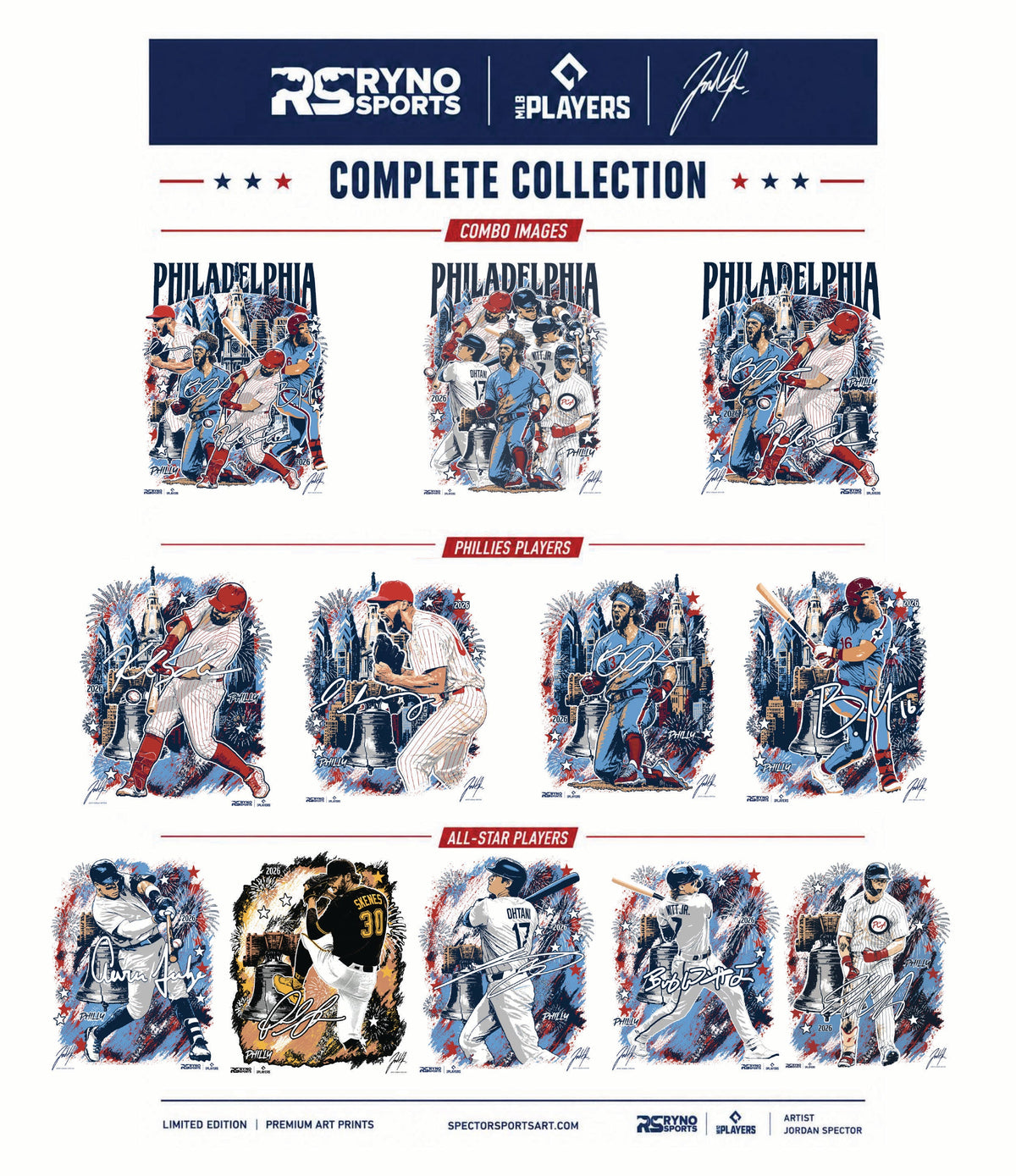MLB Players All Star Collaboration - Kyle Schwarber - Exclusive Print