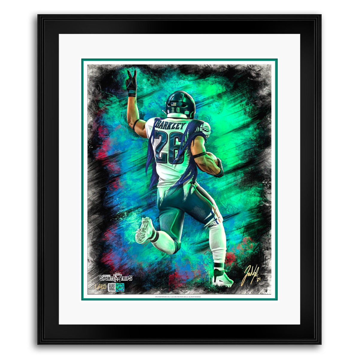 "Saquon Barkley 'HOMECOMING'" Art Piece