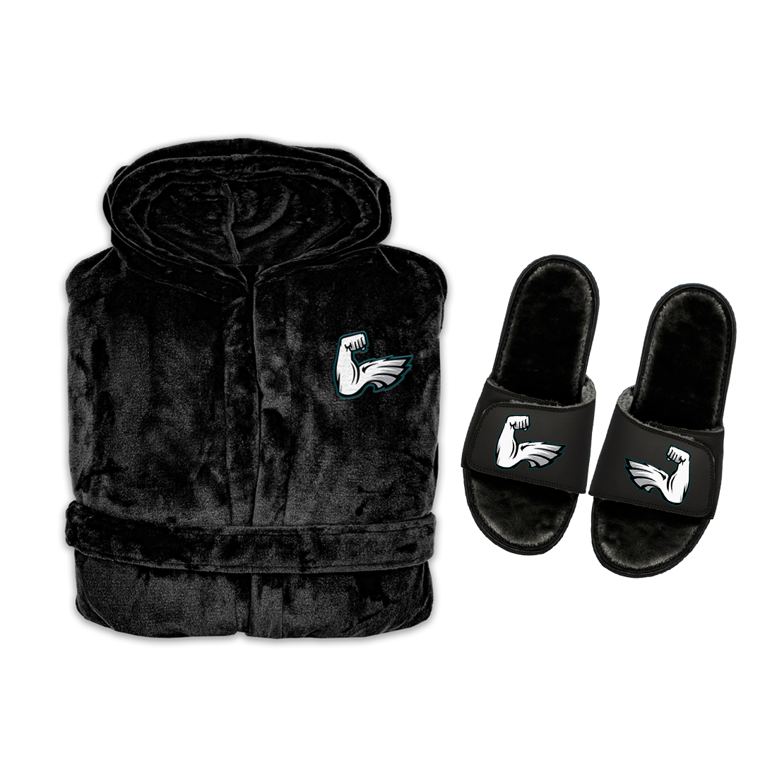 "Bird Flex" Fur Robe & Slide Bundle