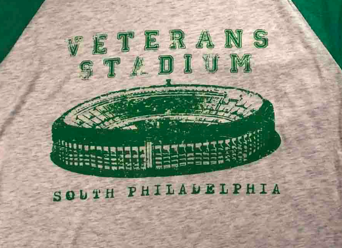 "Veterans Stadium" Long Sleeve Raglan Tee