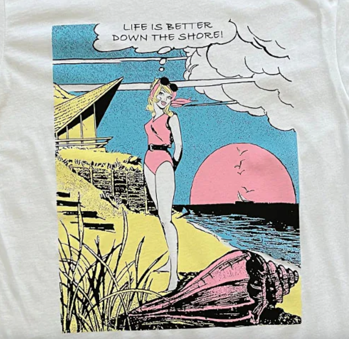 "Vintage Down The Shore" Tee