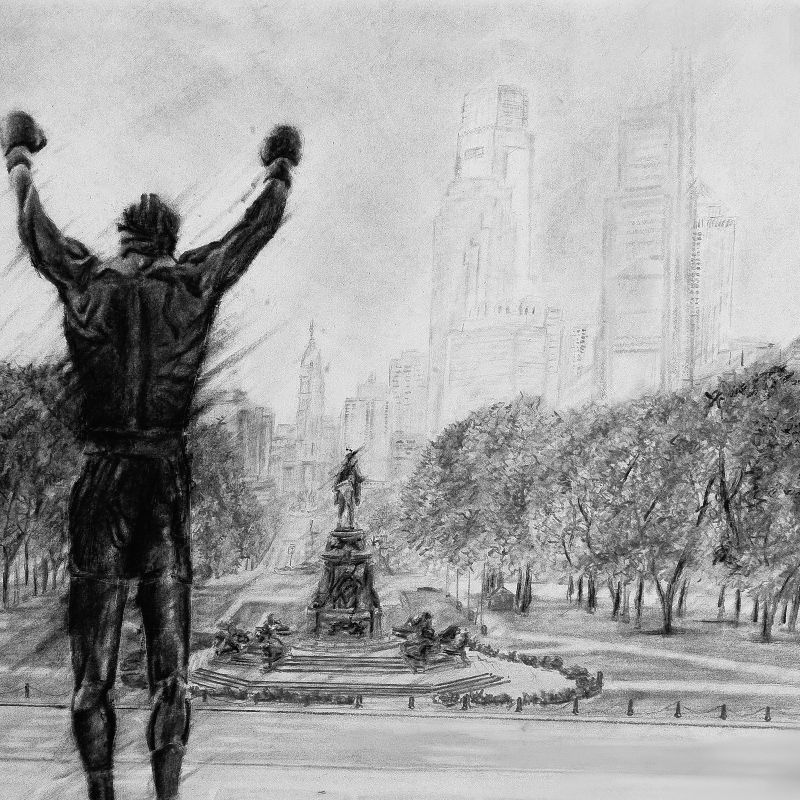 "ROCKY STRONG" Art Piece