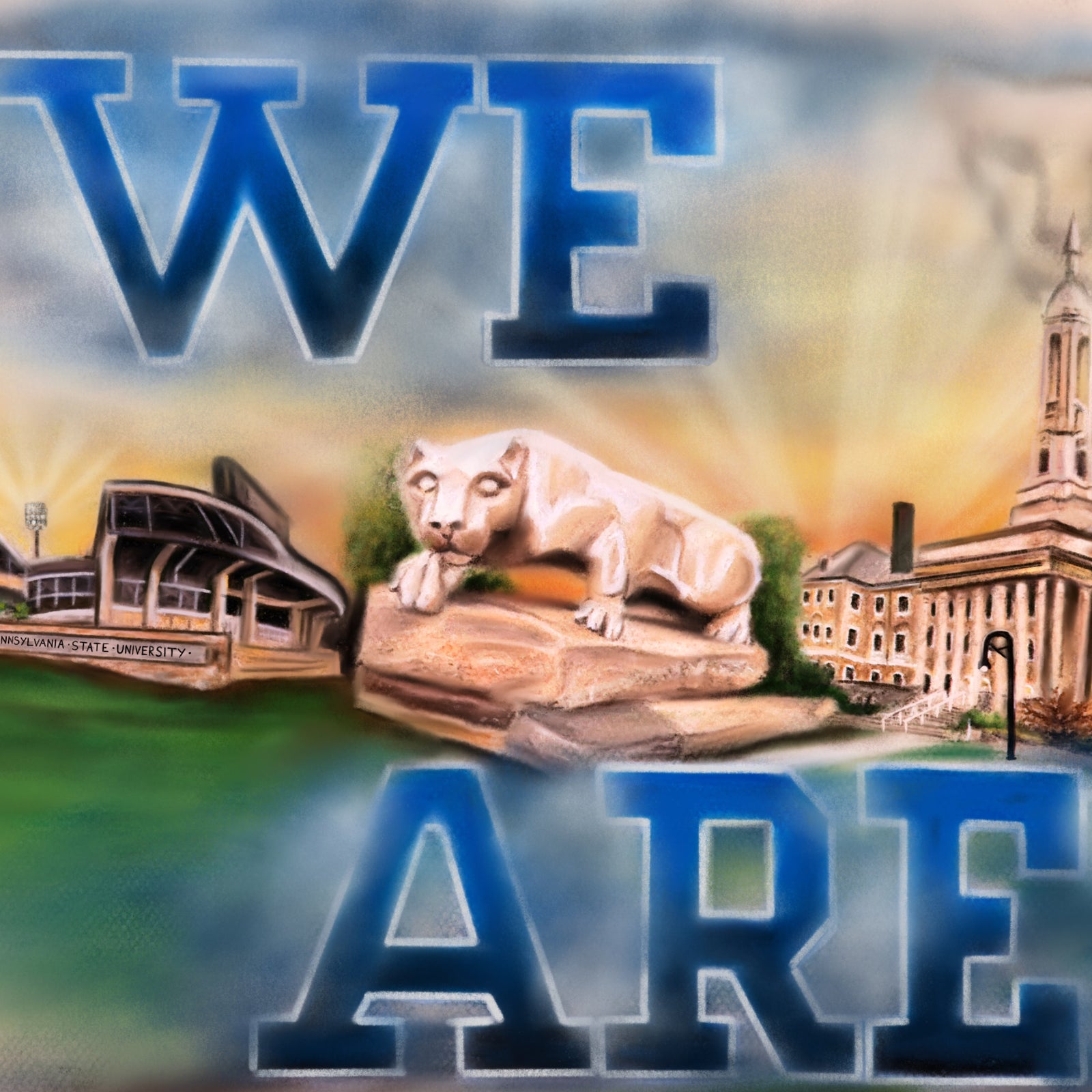 "WE ARE PENN STATE" Art Piece