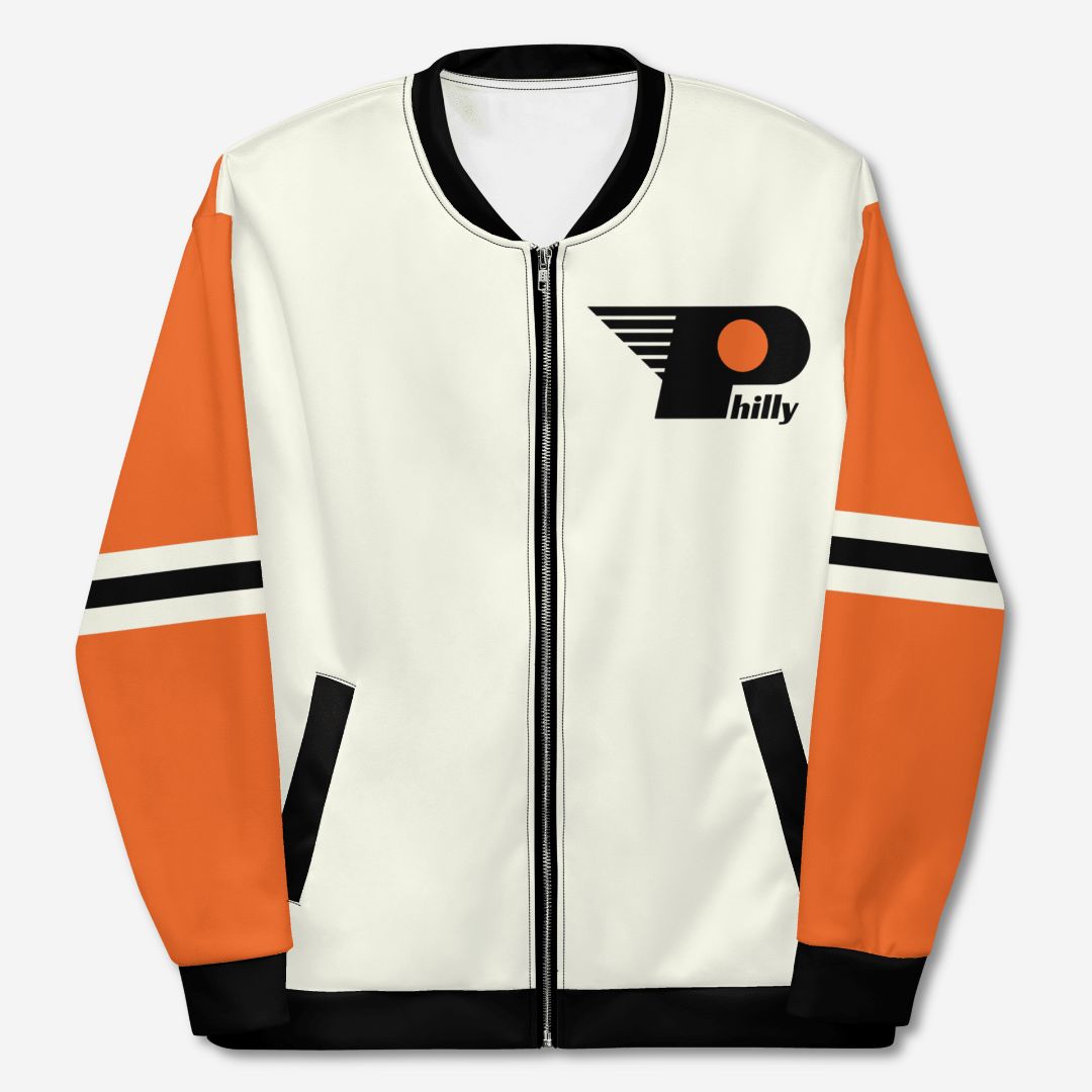 "Old School Philadelphia Hockey" Premium Track Jacket