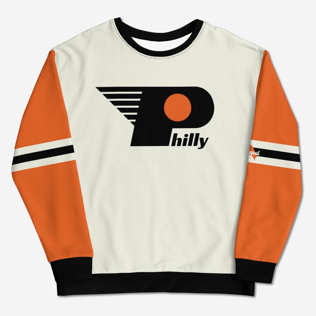 &quot;Old School Philadelphia Hockey&quot; All-Over Sweatshirt
