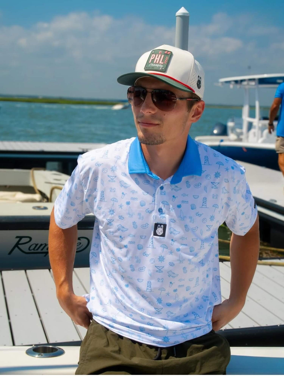 "Fore-Shore Vibes" Men's Polo
