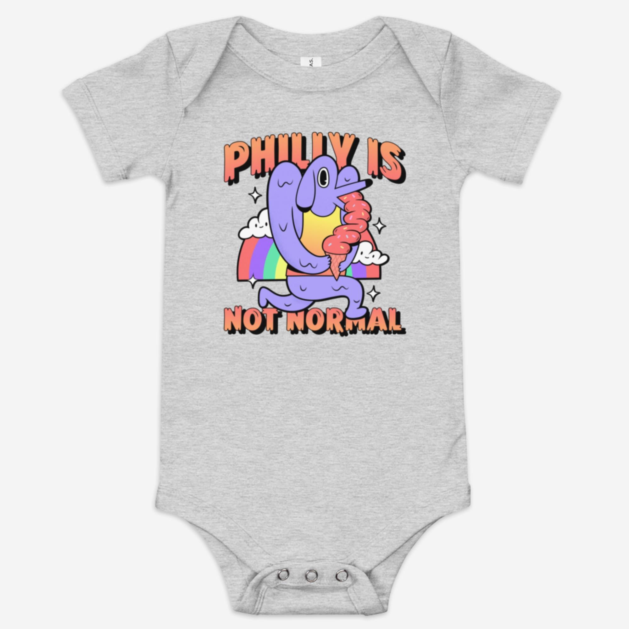 "Philly Is Not Normal" Baby Onesie