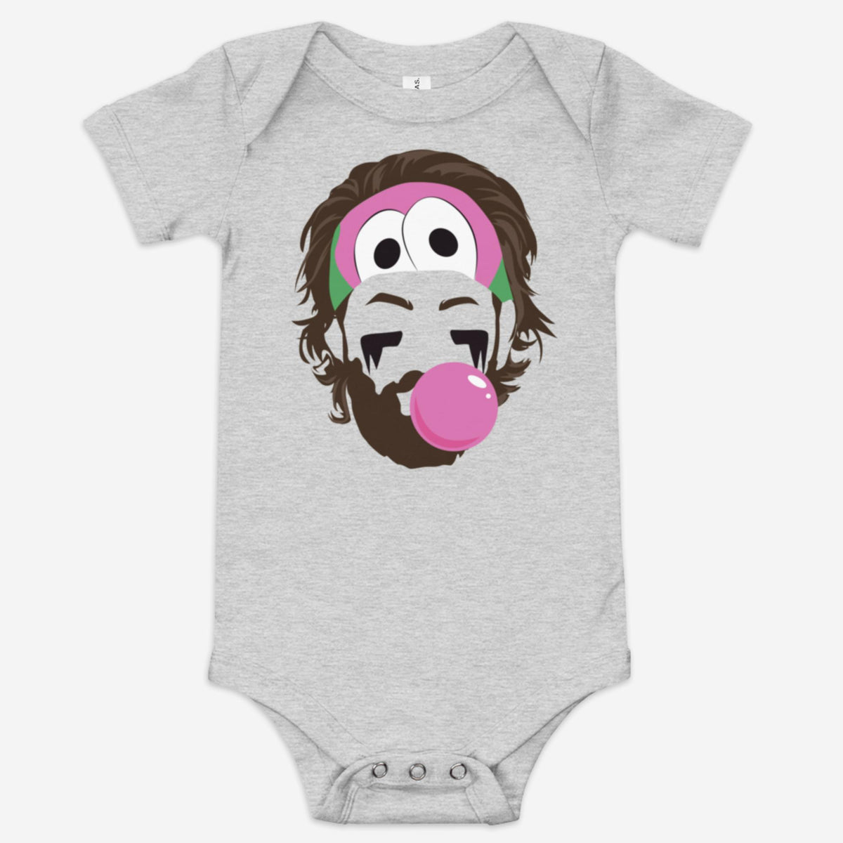 "Hair Flow & Bubble Blow" Baby Onesie