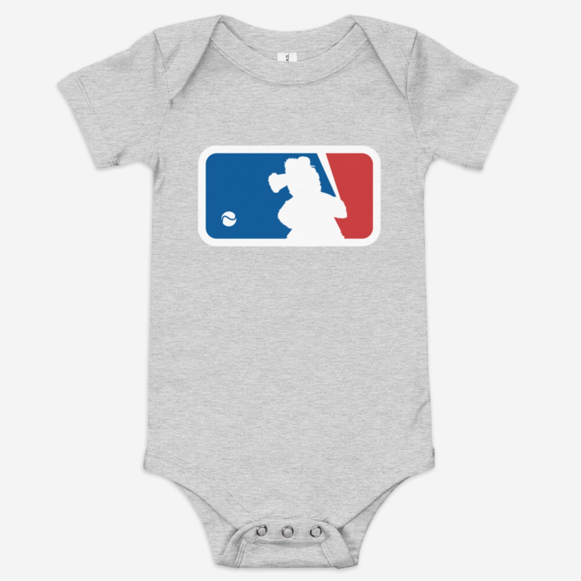 "Major Baseball Phan" Baby Onesie