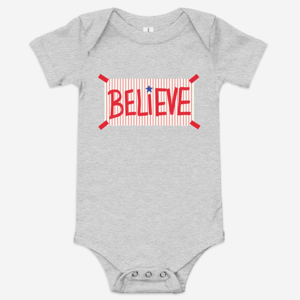 "BELIEVE" Baby Onesie