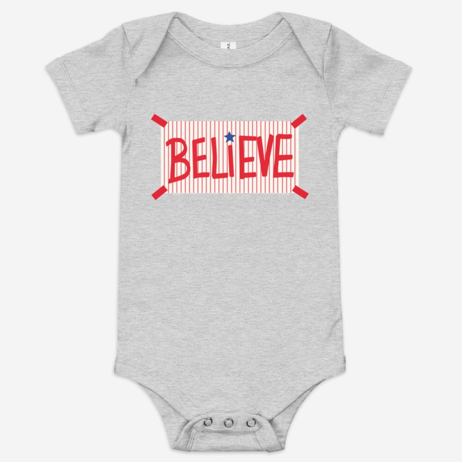 "BELIEVE" Baby Onesie