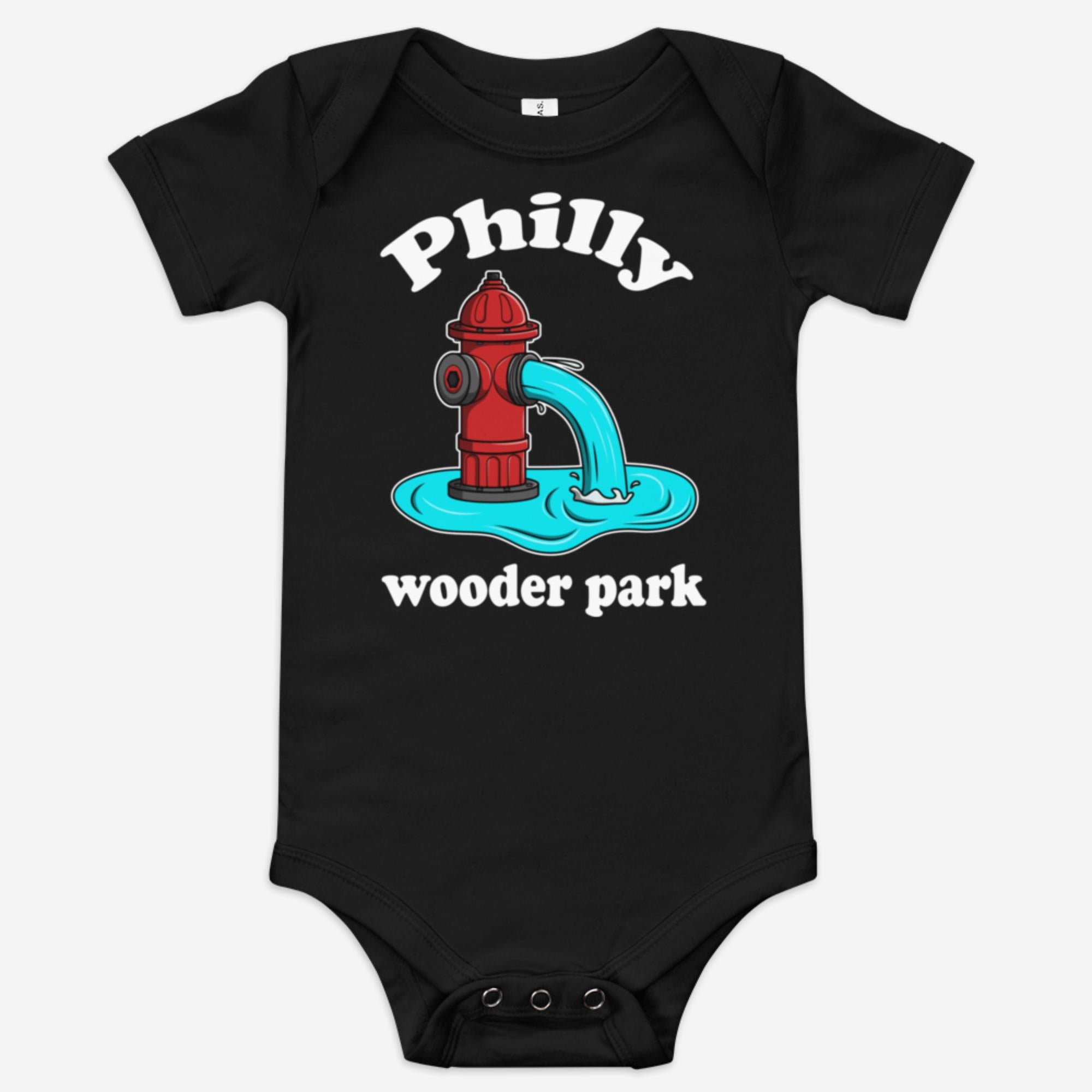 "Philly Wooder Park" Baby Onesie