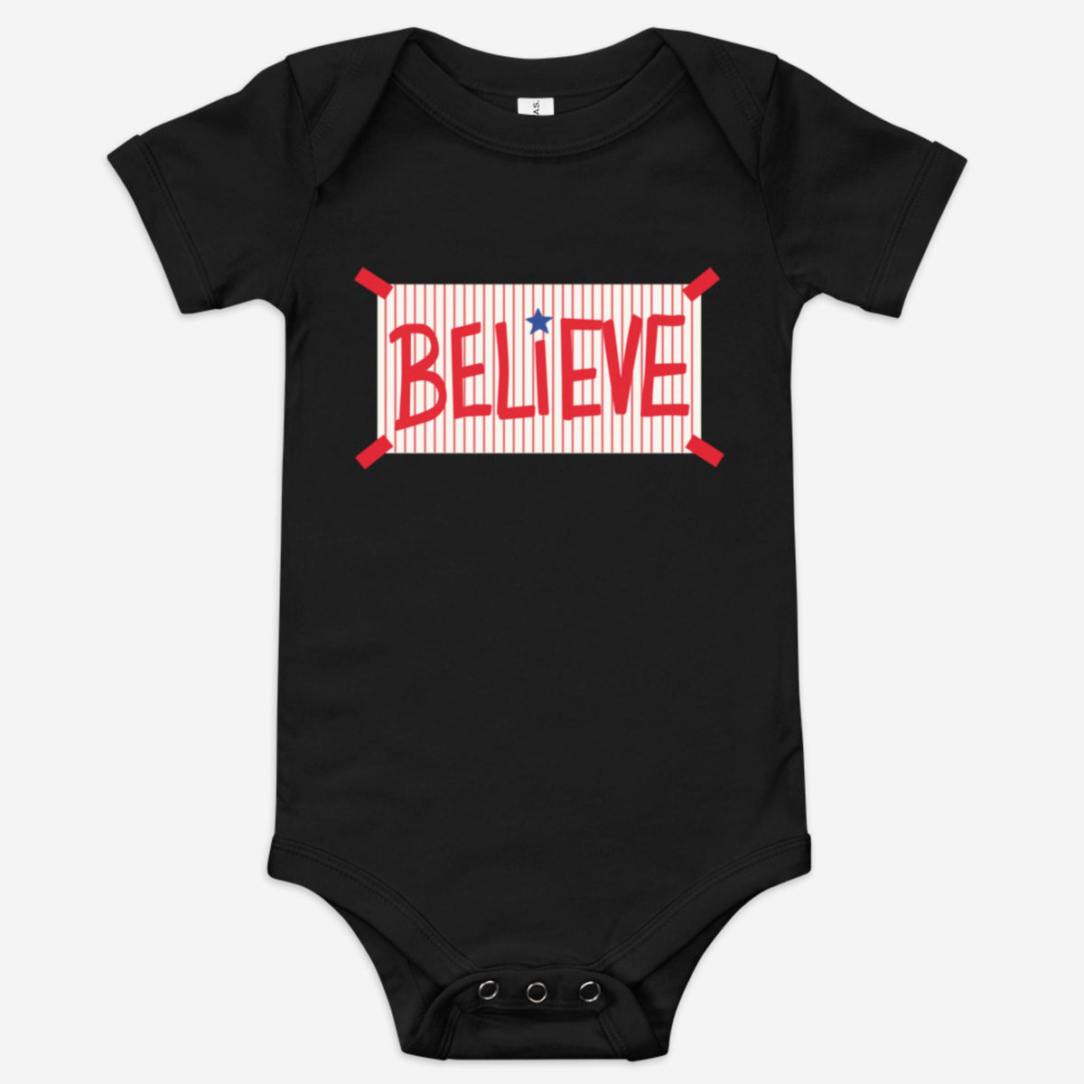 "BELIEVE" Baby Onesie