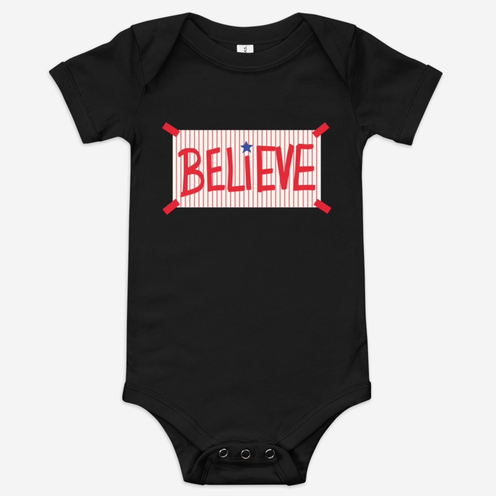 "BELIEVE" Baby Onesie