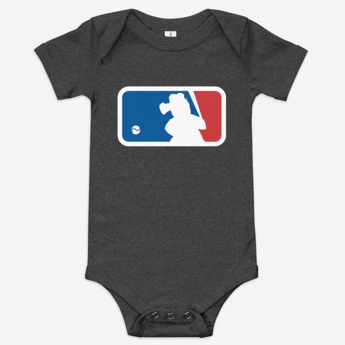 "Major Baseball Phan" Baby Onesie