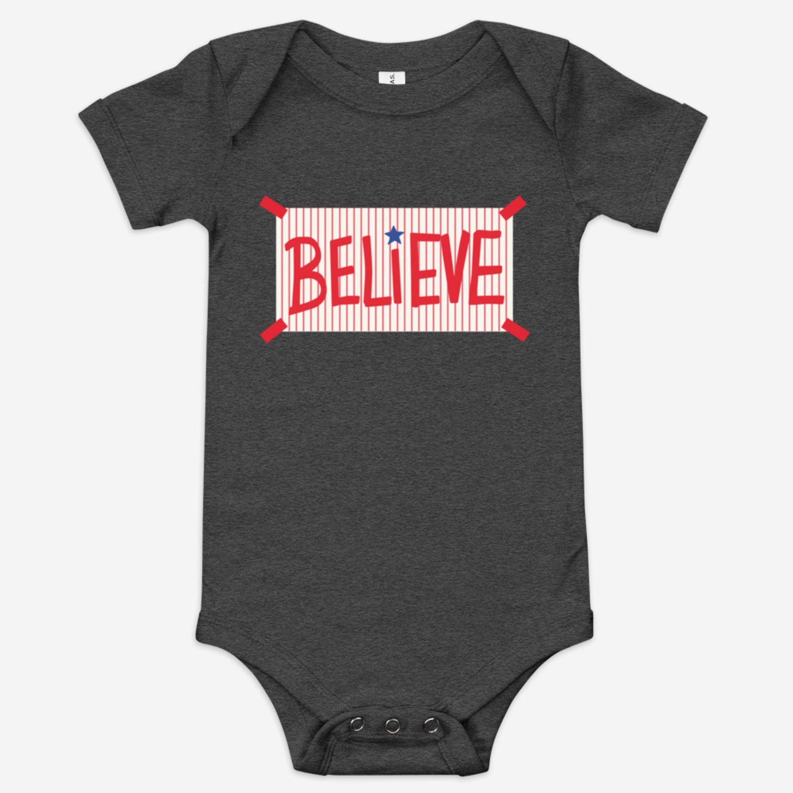 "BELIEVE" Baby Onesie