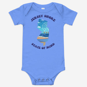 The Answer Baby Onesie | Philadelphia Basketball | phillygoat Heather Columbia Blue / 3-6M