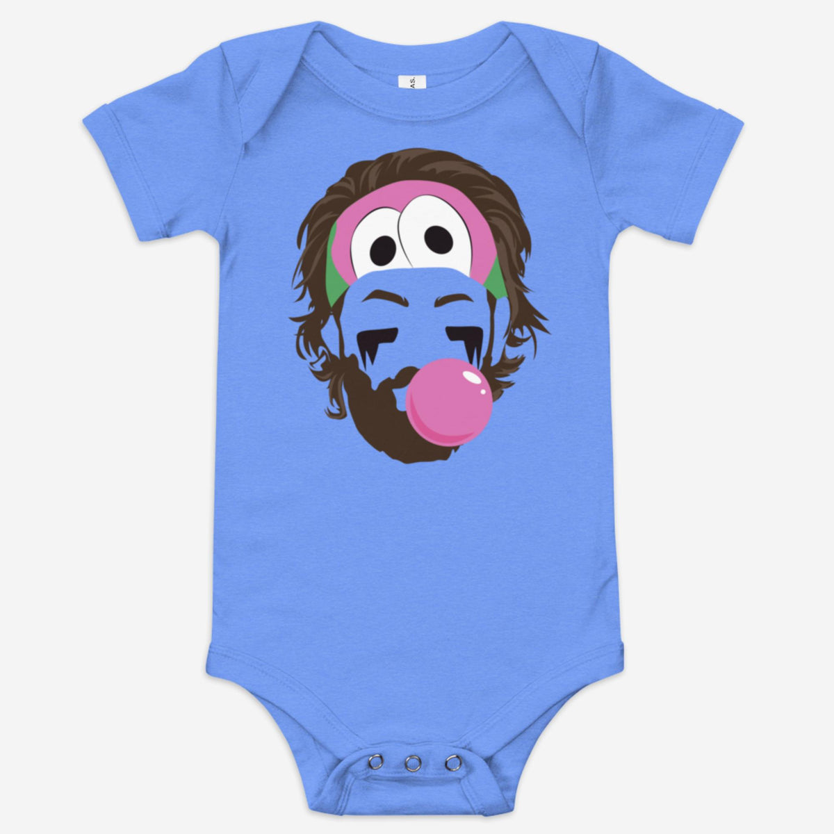 &quot;Hair Flow &amp; Bubble Blow&quot; Baby Onesie