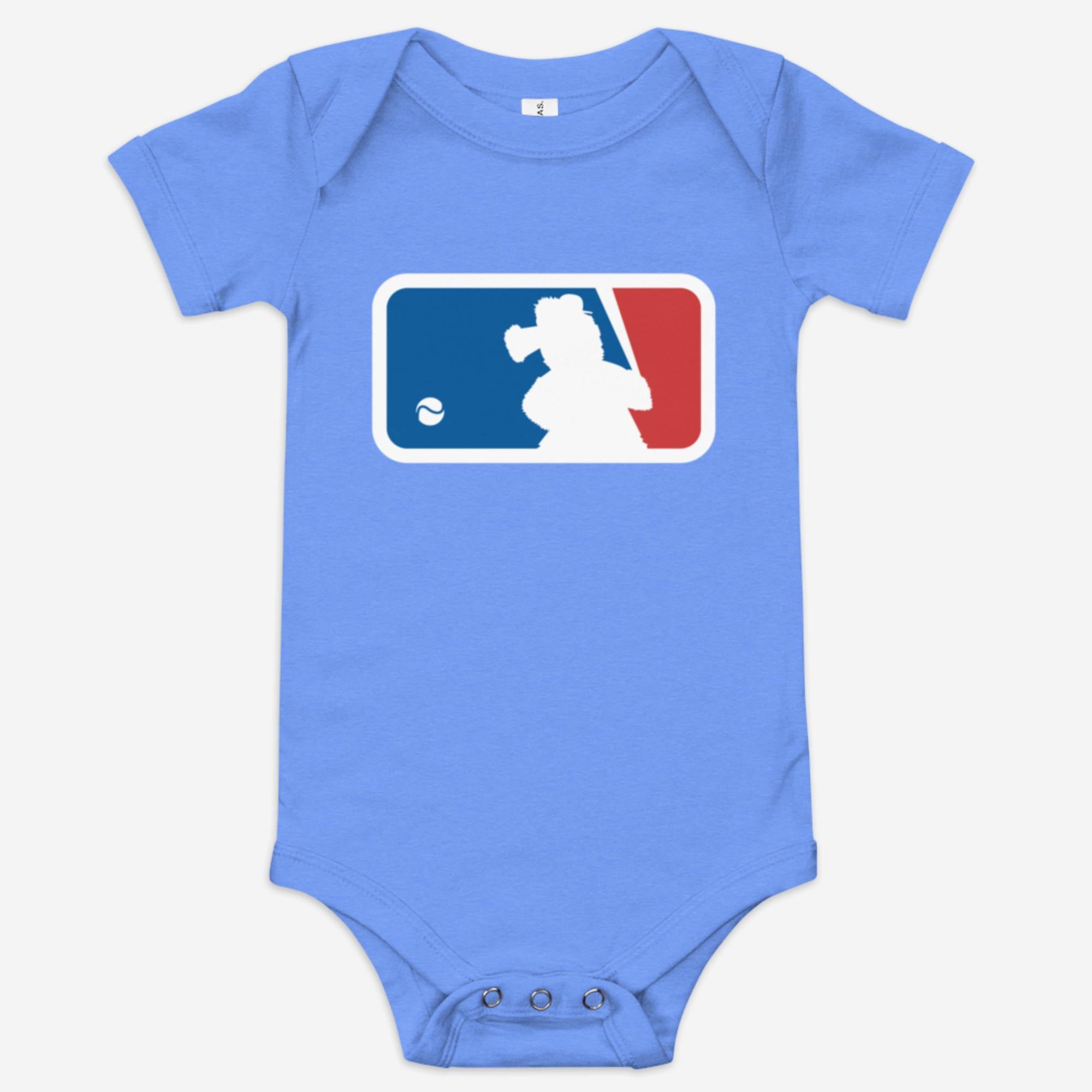 "Major Baseball Phan" Baby Onesie