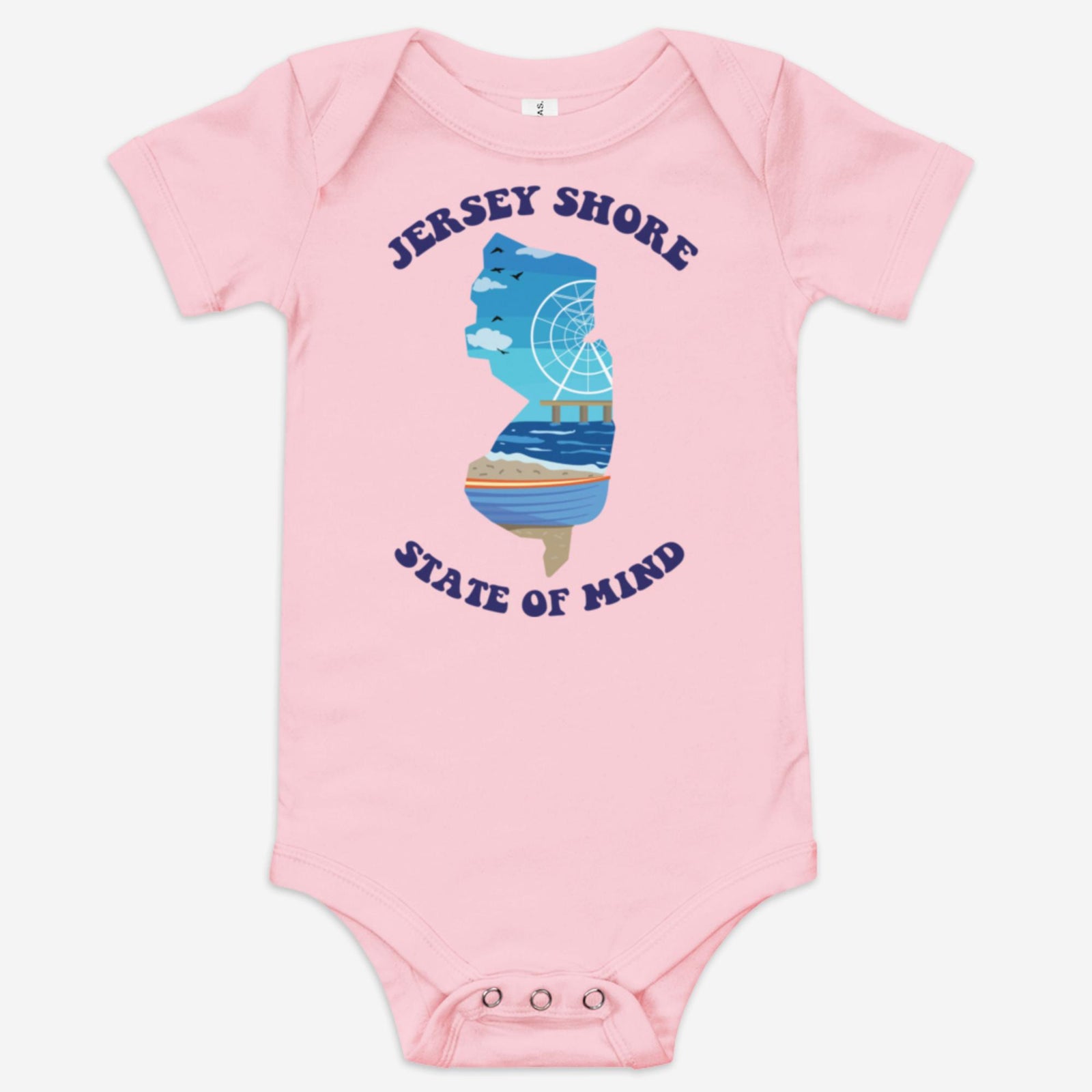 "Jersey Shore State of Mind" Baby Onesie