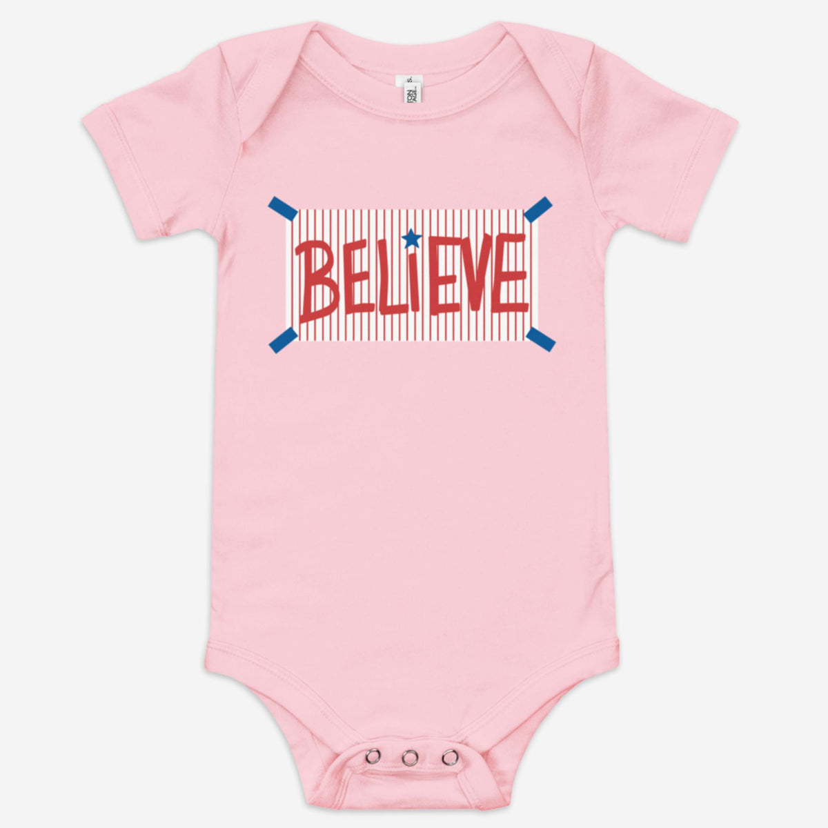 "BELIEVE" Baby Onesie