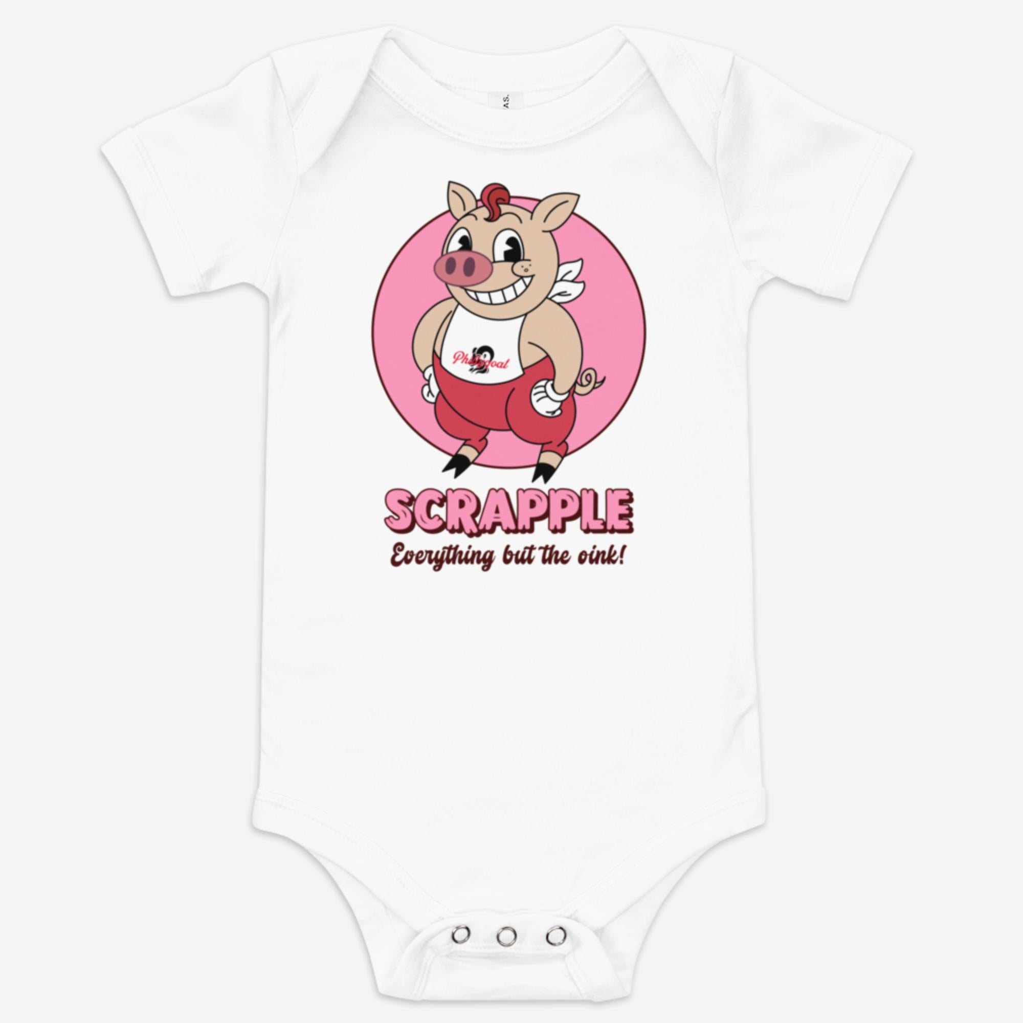 "Scrapple" Baby Onesie