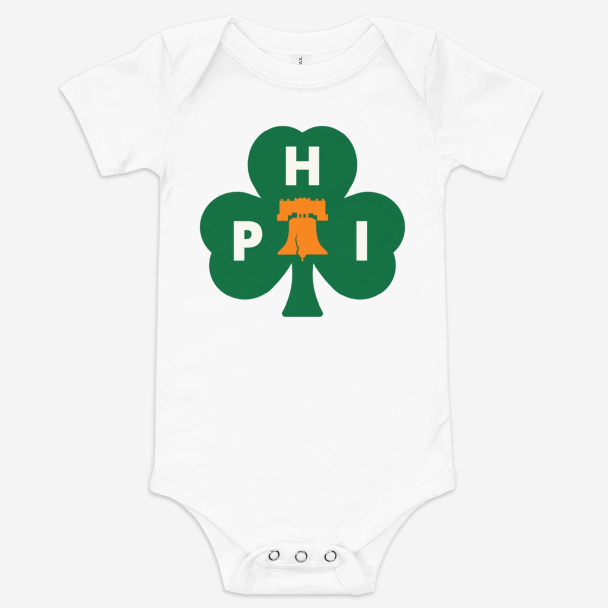 "PHI Shamrock" Baby Onesie