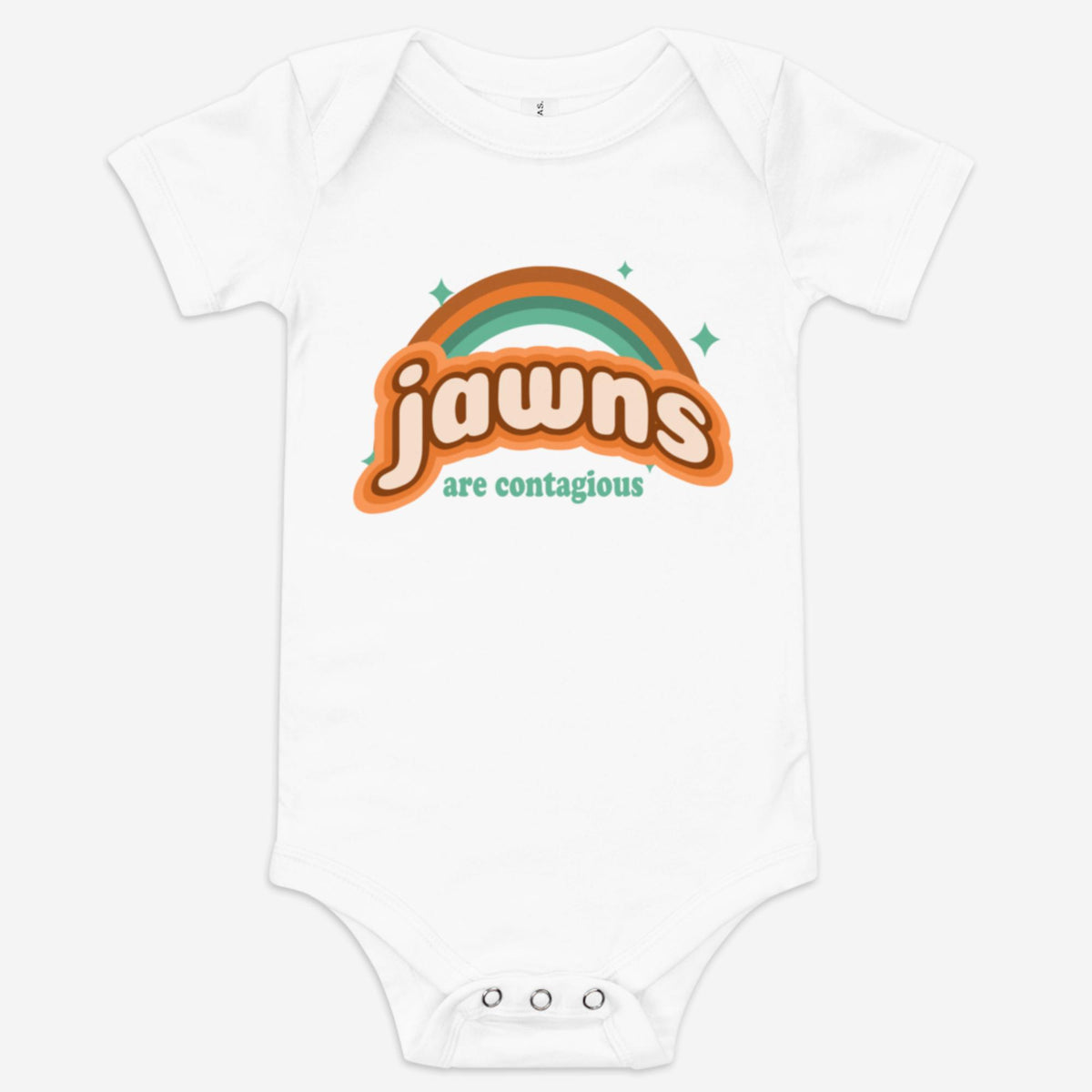&quot;Jawns Are Contagious&quot; Baby Onesie