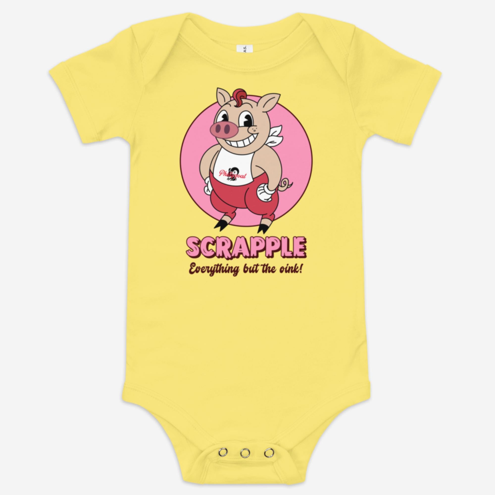 "Scrapple" Baby Onesie
