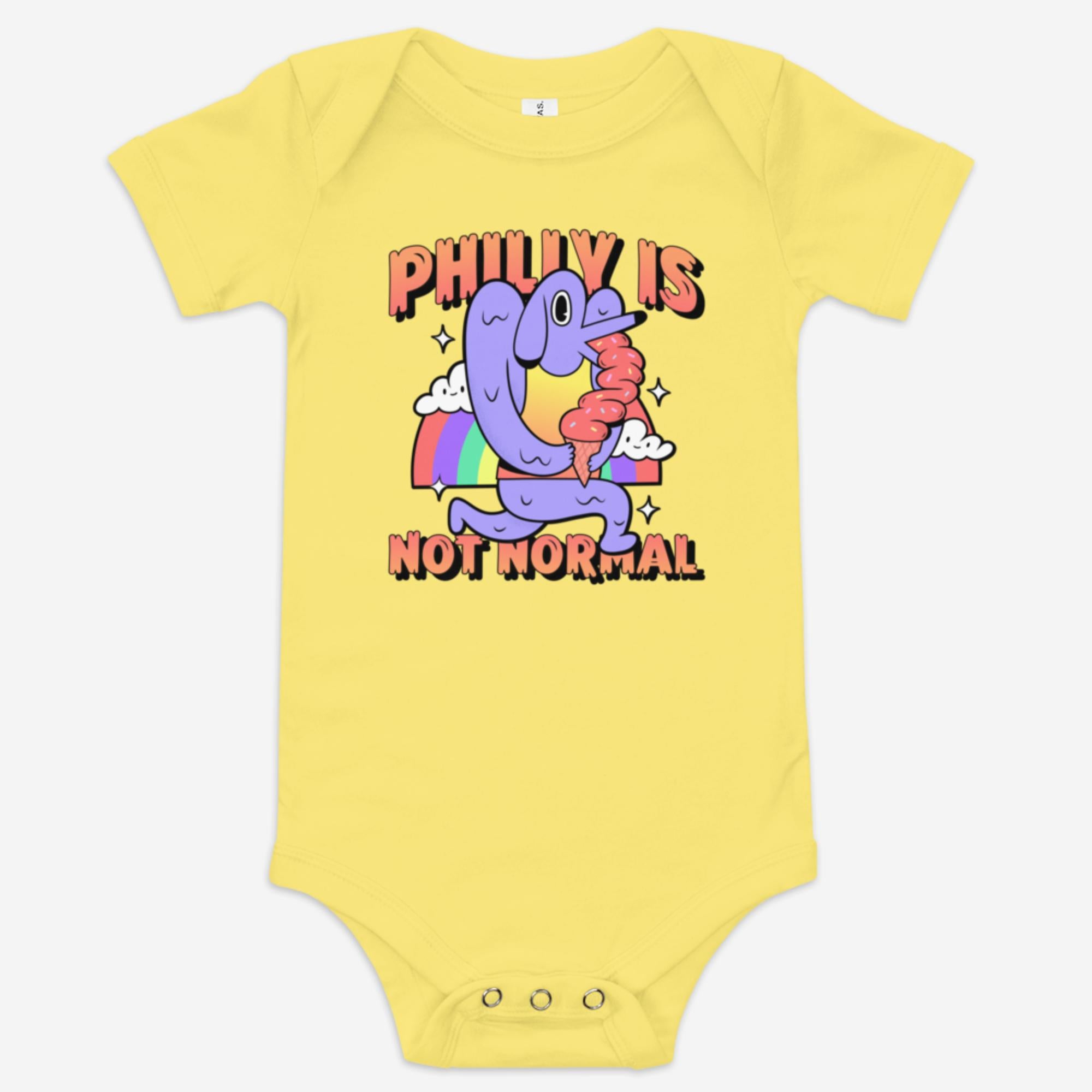 "Philly Is Not Normal" Baby Onesie