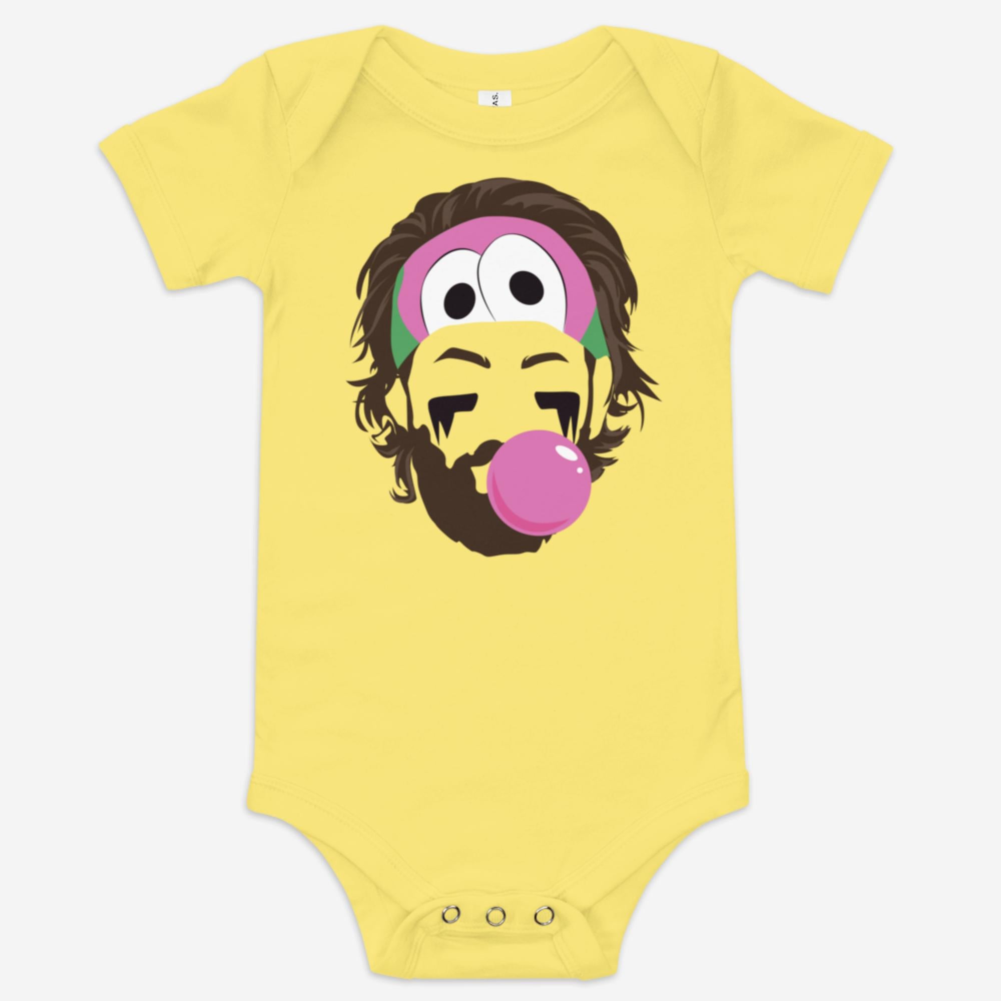 "Hair Flow & Bubble Blow" Baby Onesie