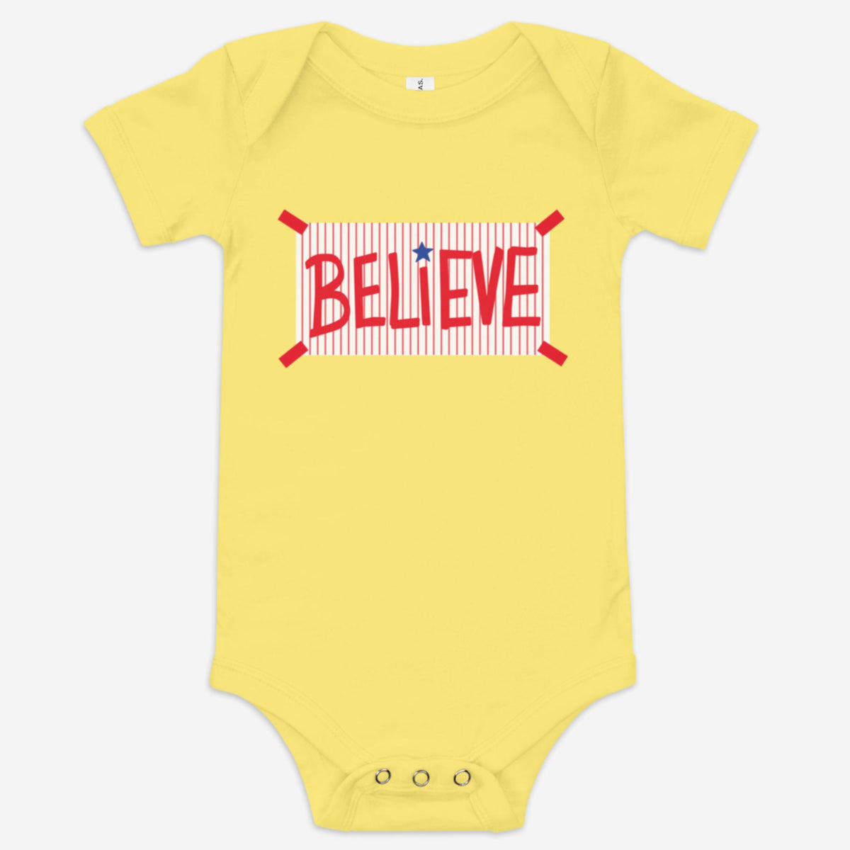 "BELIEVE" Baby Onesie