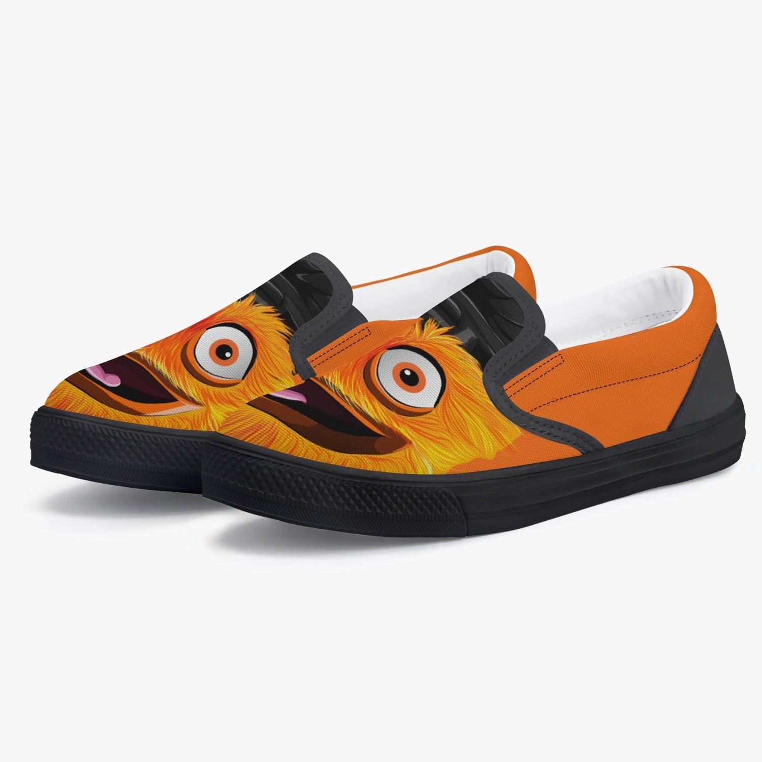 "Ice Monsters" Kids Slip-on Canvas Shoes