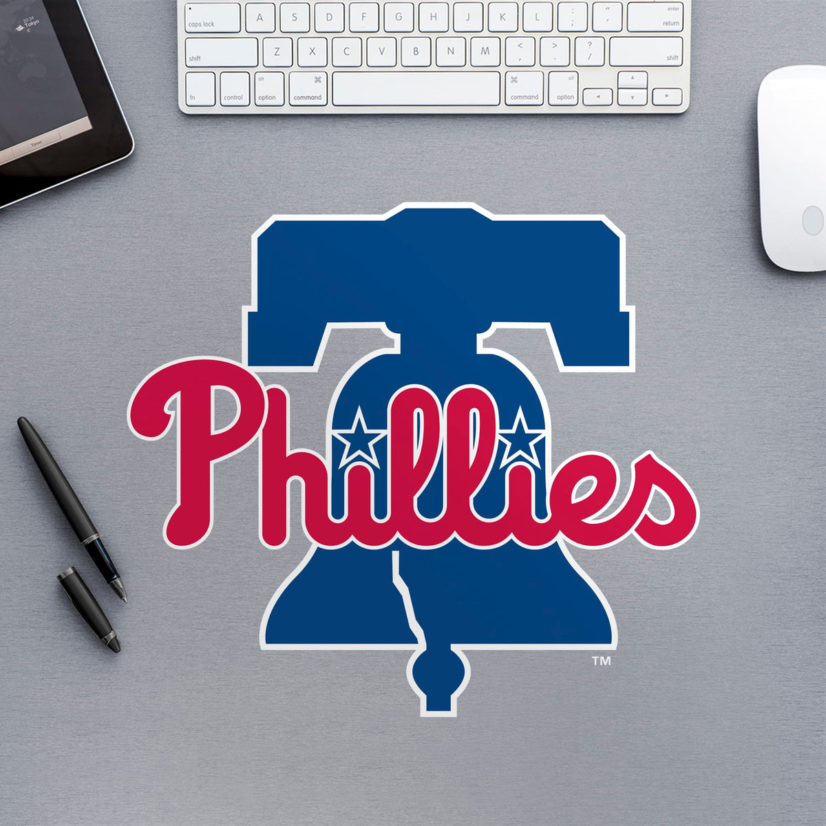 Philadelphia Phillies - RealBig Logo Collection - Official MLB - Reusable Vinyl Wall Decals