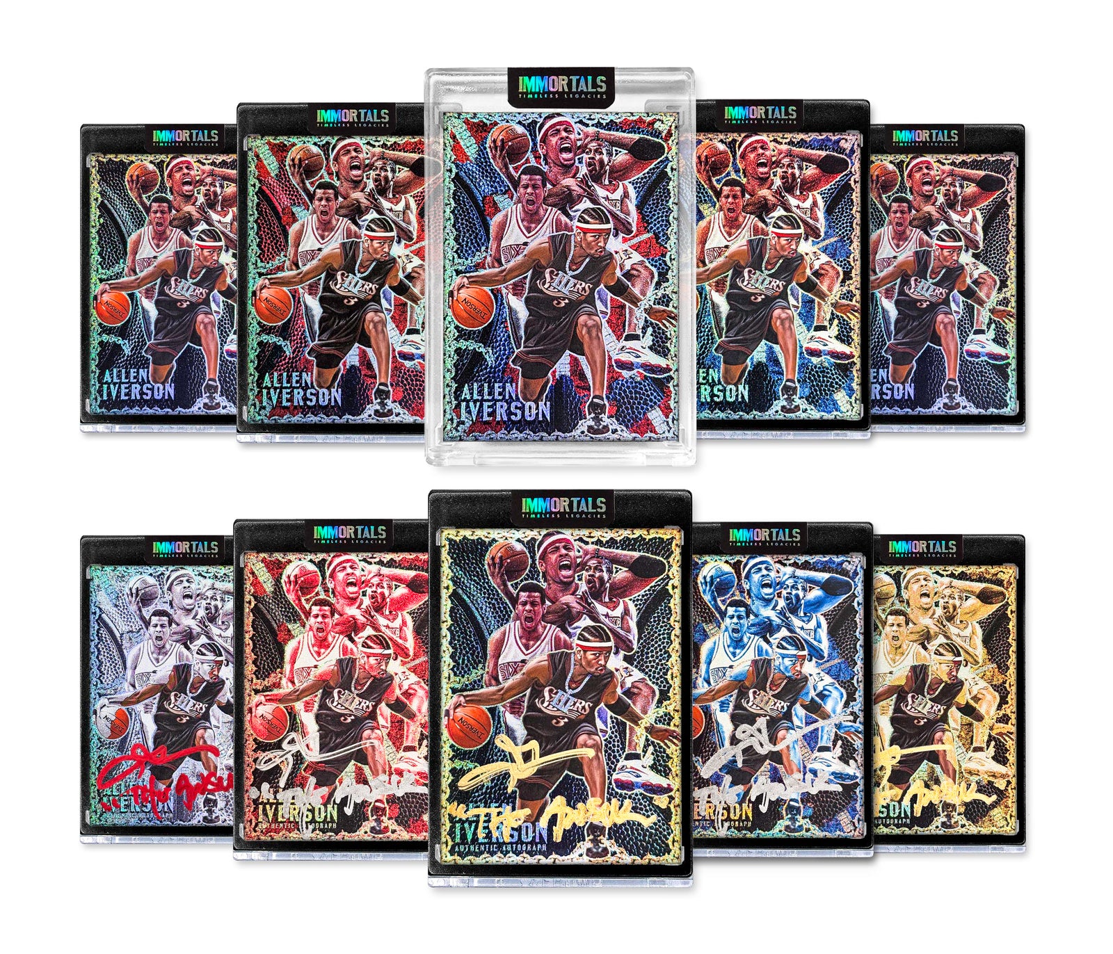 "Allen Iverson 'THE ANSWER' Immortals™ Collectible" Trading Cards