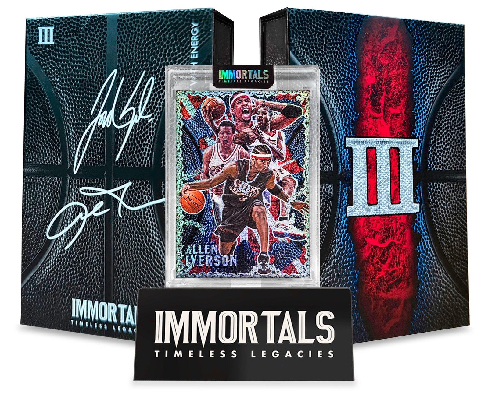 "Allen Iverson 'THE ANSWER' Immortals™ Collectible" Trading Cards