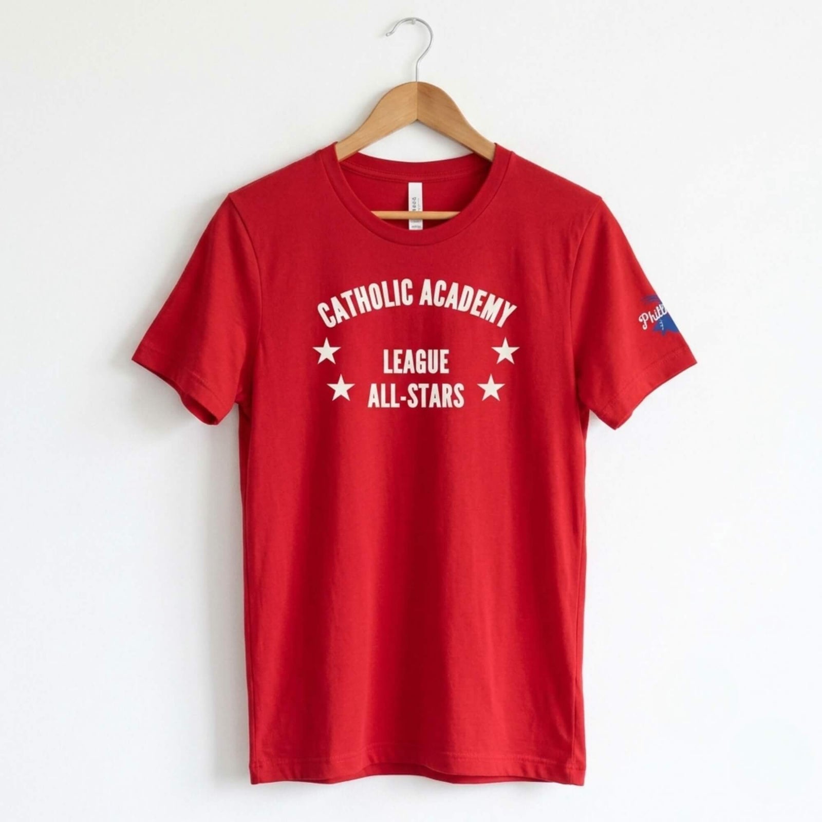 Catholic Academy League Philadelphia All-Stars red t-shirt by Phillygoat