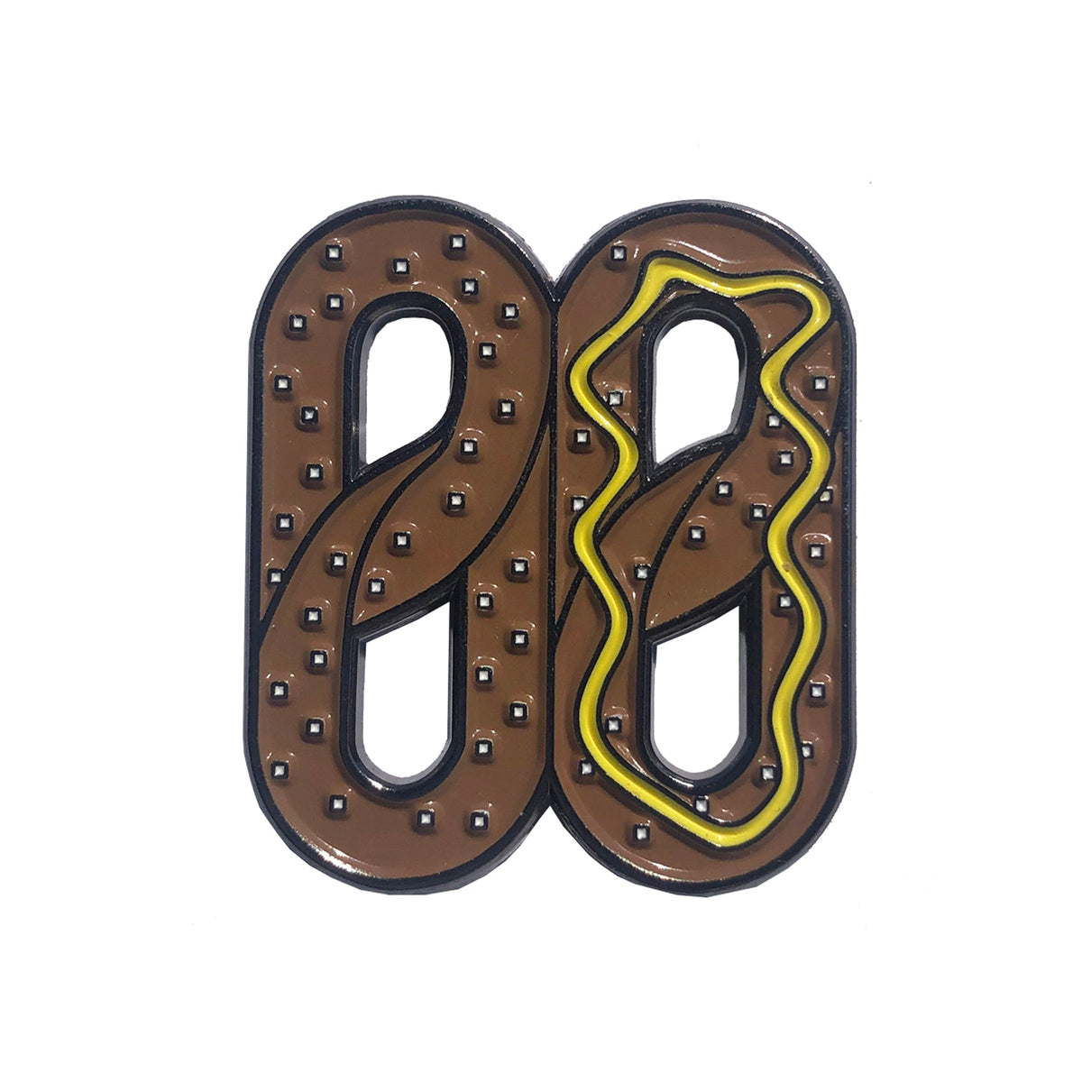 "Double Pretzel" Pin