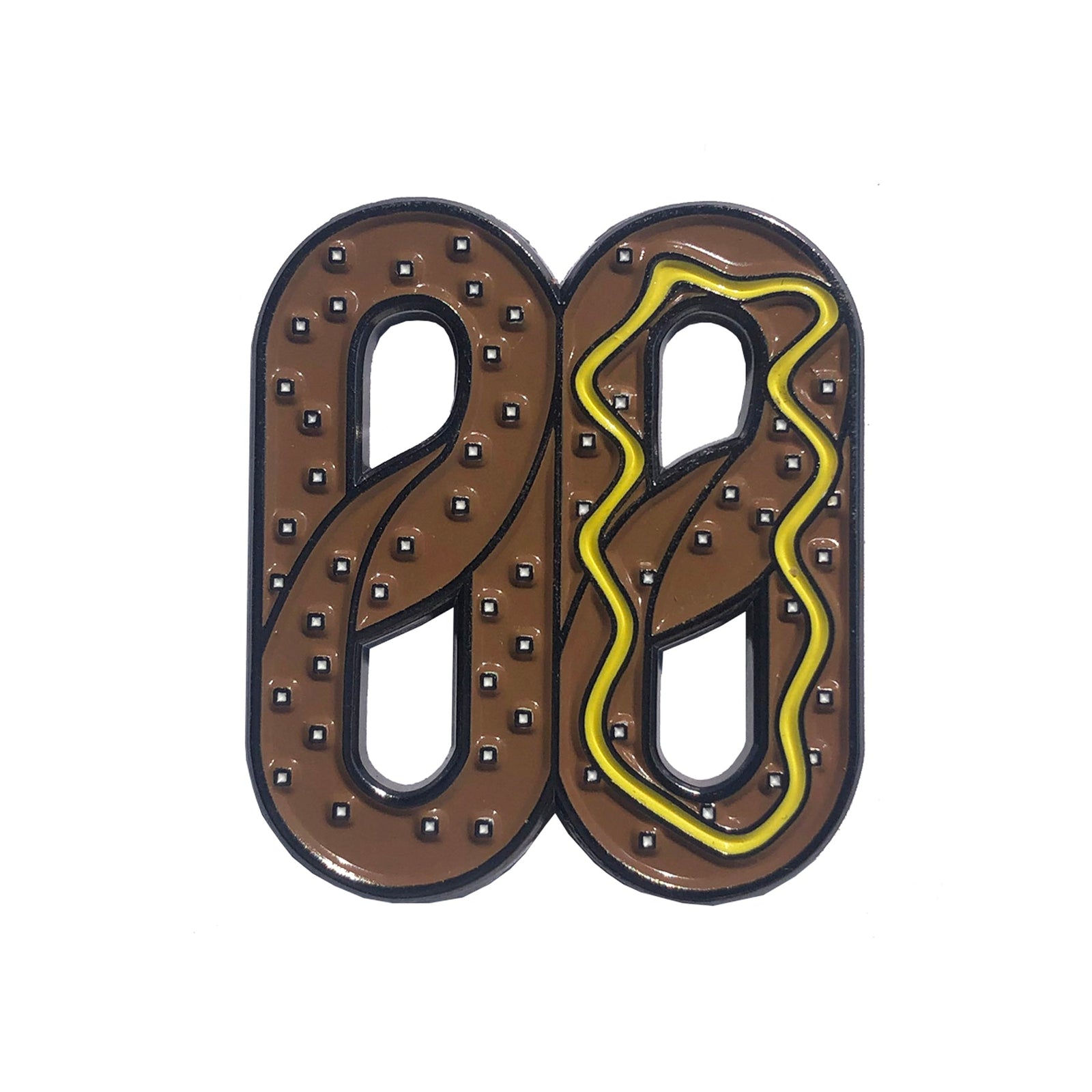 "Double Pretzel" Pin