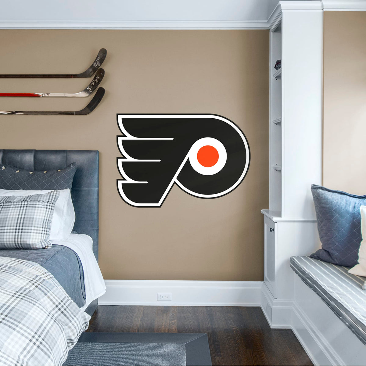 Philadelphia Flyers - RealBig Logo Collection - Official NHL - Reusable Vinyl Wall Decals