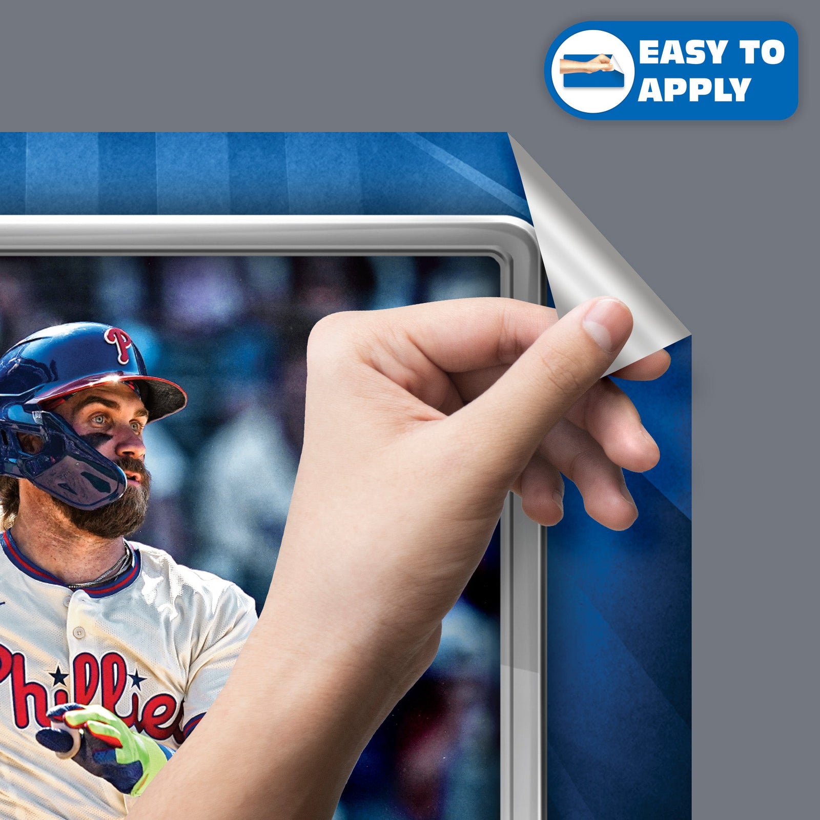 Bryce Harper - RealBig Collection - Official MLB - Philadelphia Phillies - Reusable Vinyl Wall Decals #5