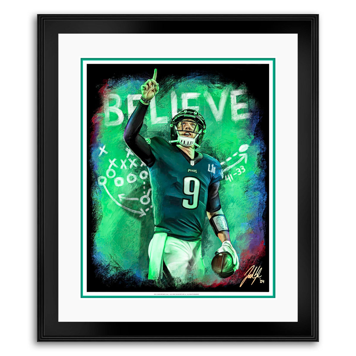 "Nick Foles 'DESTINY'" Art Piece
